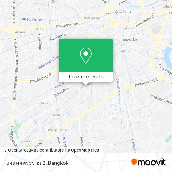 ลงแดงพระราม 2 map