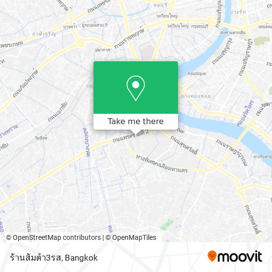 ร้านส้มตำ3รส map