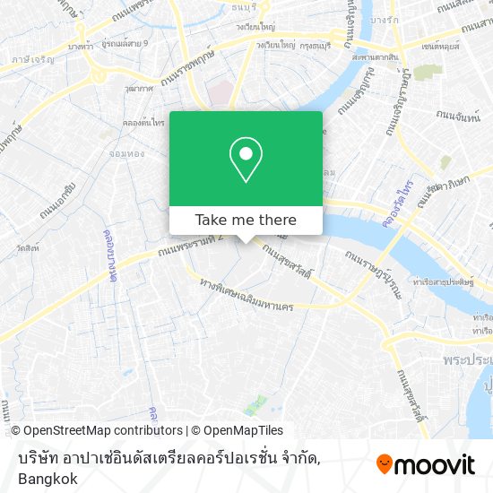 บริษัท อาปาเช่อินดัสเตรียลคอร์ปอเรชั่น จำกัด map