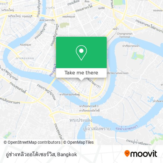 อู่ช่างหลิวออโต้เซอร์วิส map