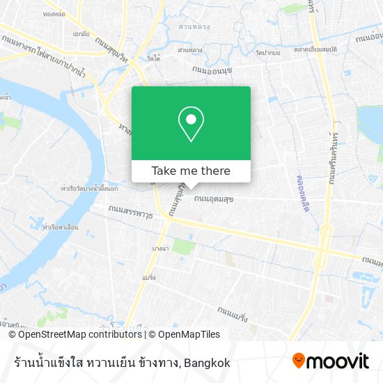 ร้านน้ำแข็งใส หวานเย็น ข้างทาง map