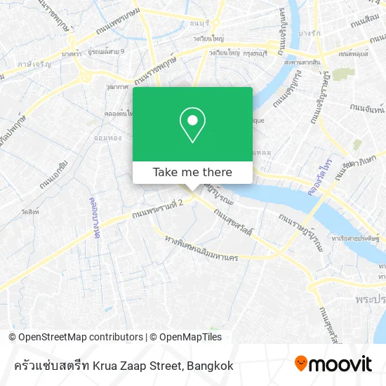 ครัวแซ่บสตรีท Krua Zaap Street map
