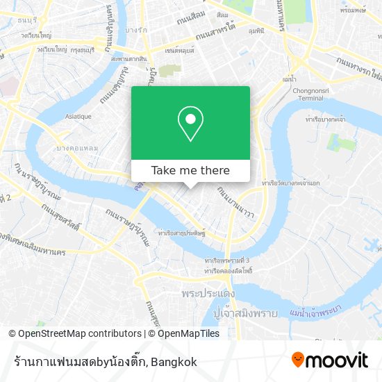 ร้านกาแฟนมสดbyน้องติ๊ก map