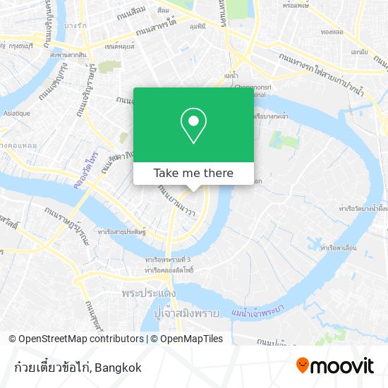 ก๋วยเตี๋ยวข้อไก่ map