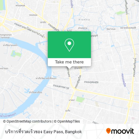 บริการที่รวดเร็วของ Easy Pass map