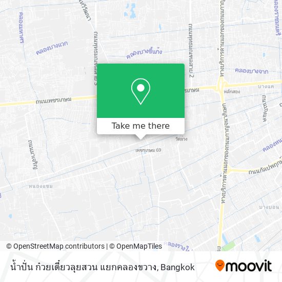 น้ำปั่น ก๋วยเตี๋ยวลุยสวน แยกคลองขวาง map