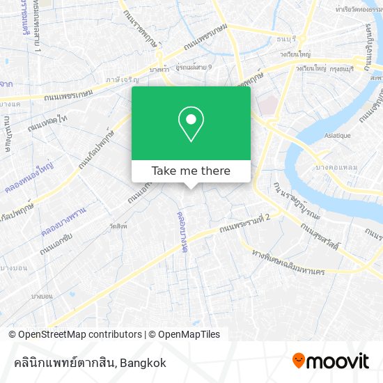 คลินิกแพทย์ตากสิน map