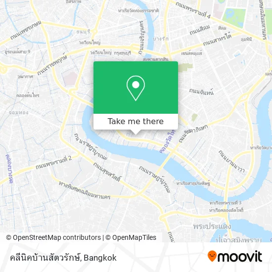 คลีนิคบ้านสัตวรักษ์ map
