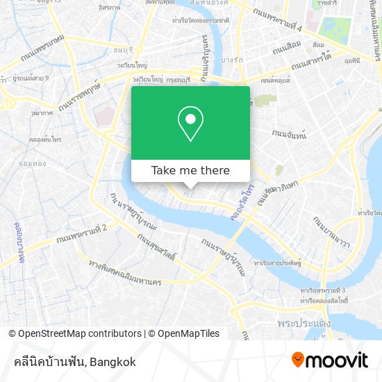 คลีนิคบ้านฟัน map