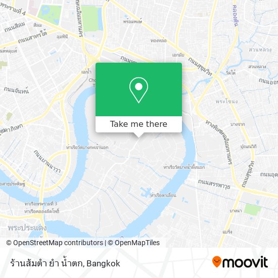 ร้านส้มตำ ยำ น้ำตก map