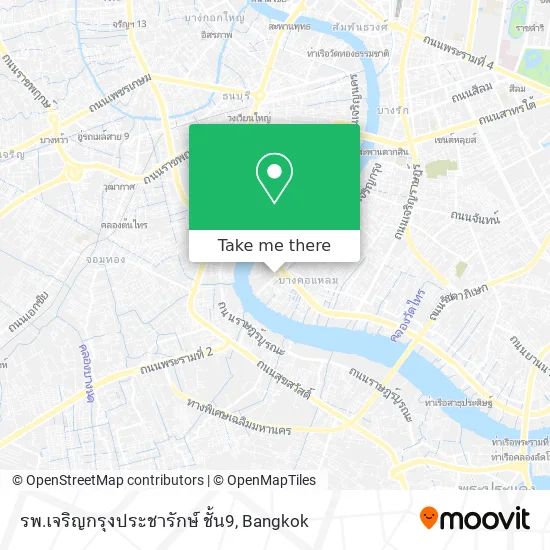 รพ.เจริญกรุงประชารักษ์ ชั้น9 map
