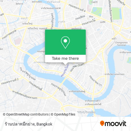 ร้านปลาหมึกย่าง map