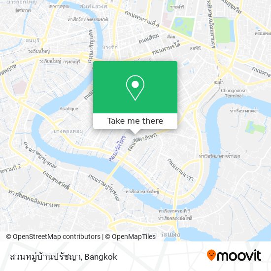 สวนหมู่บ้านปรัชญา map