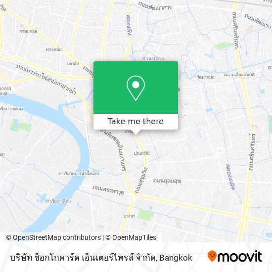 บริษัท ช็อกโกคาร์ด เอ็นเตอร์ไพรส์ จํากัด map