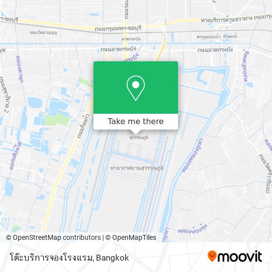 โต๊ะบริการจองโรงแรม map