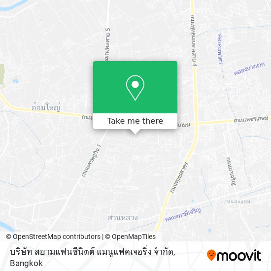 บริษัท สยามแฟนซีนิตต์ แมนูแฟคเจอริ่ง จำกัด map