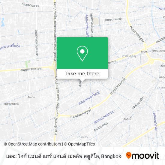 เดอะ ไอซ์ แลนด์ แฮร์ แอนด์ เมคอัพ สตูดิโอ map