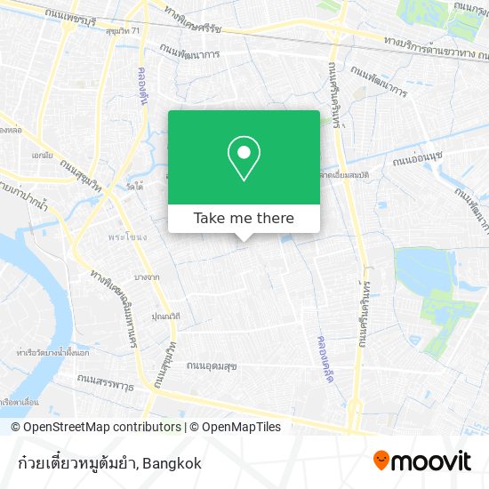 ก๋วยเตี๋ยวหมูต้มยำ map