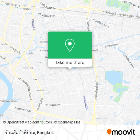 ร้านส้มตำพี่ป้อม map