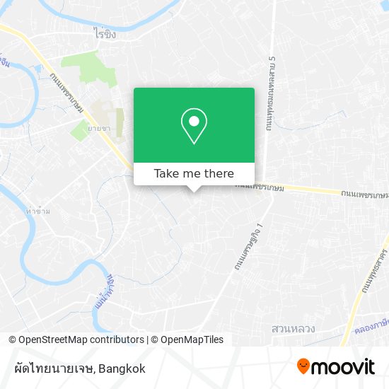 ผัดไทยนายเจษ map
