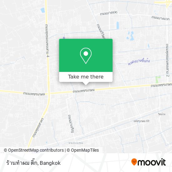 ร้านทำผม ติ๊ก map