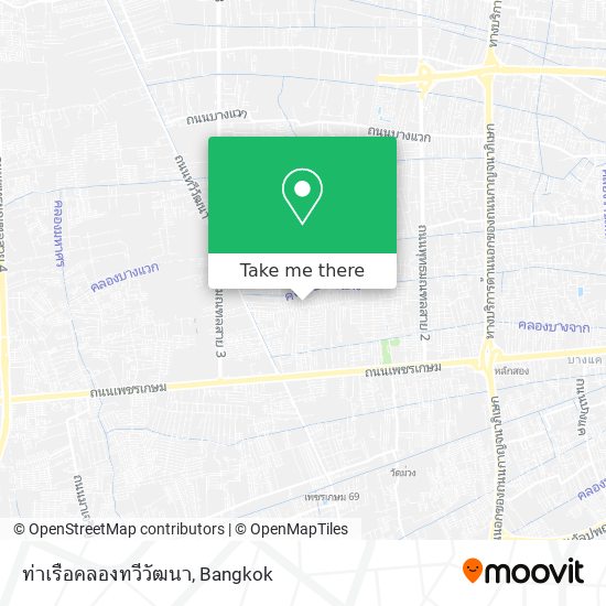 ท่าเรือคลองทวีวัฒนา map