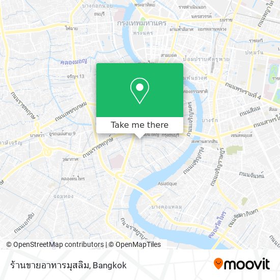 ร้านขายอาหารมุสลิม map