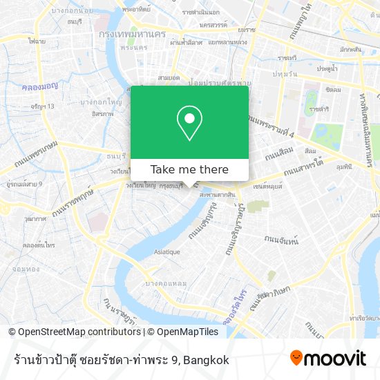 ร้านข้าวป้าตุ๊ ซอยรัชดา-ท่าพระ 9 map