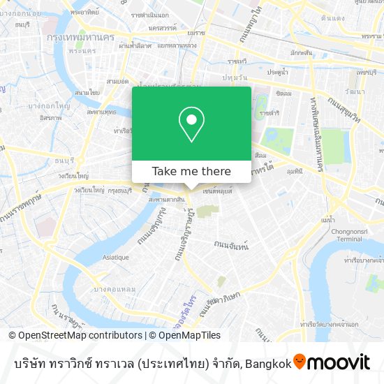 บริษัท ทราวิกซ์ ทราเวล (ประเทศไทย) จํากัด map