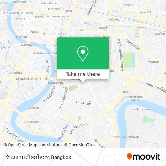 ร้านลาบเป็ดยโสธร map