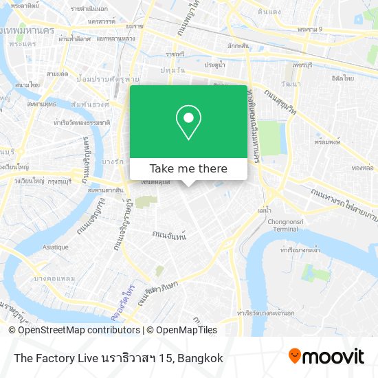 The Factory Live นราธิวาสฯ 15 map