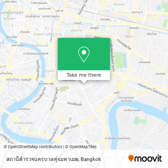 สถานีตํารวจนครบาลทุ่งมหาเมฆ map