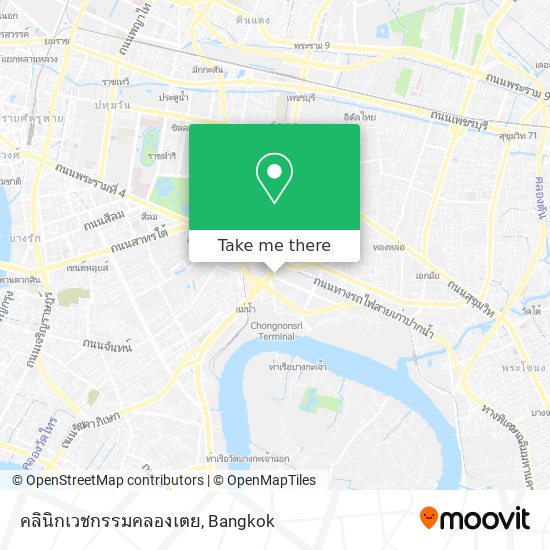 คลินิกเวชกรรมคลองเตย map