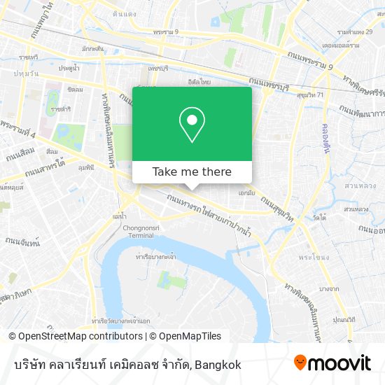 บริษัท คลาเรียนท์ เคมิคอลซ จำกัด map