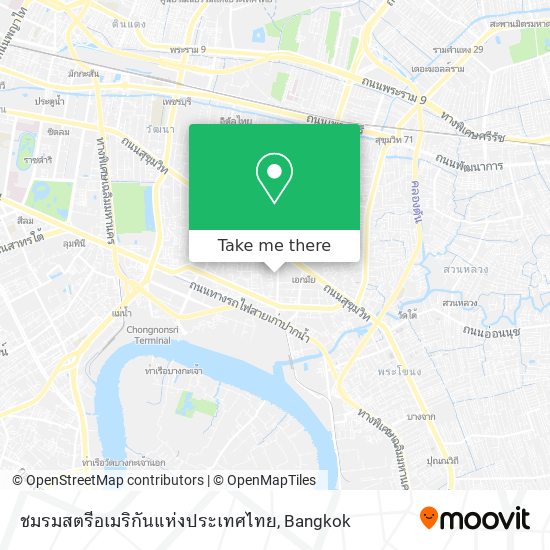 ชมรมสตรีอเมริกันแห่งประเทศไทย map