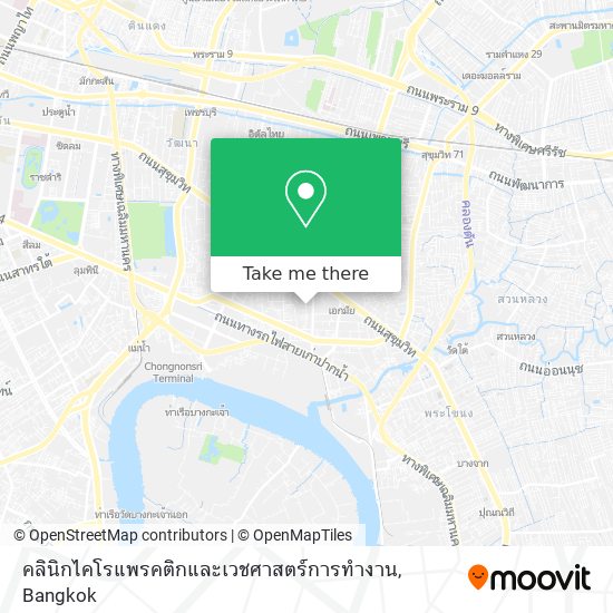 คลินิกไคโรแพรคติกและเวชศาสตร์การทํางาน map