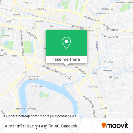 สระว่ายน้ํา เดอะ รูม สุขุมวิท 40 map