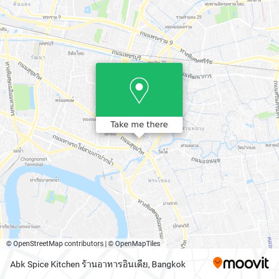 Abk Spice Kitchen ร้านอาหารอินเดีย map