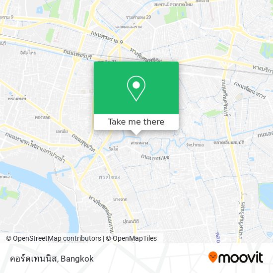 คอร์ดเทนนิส map