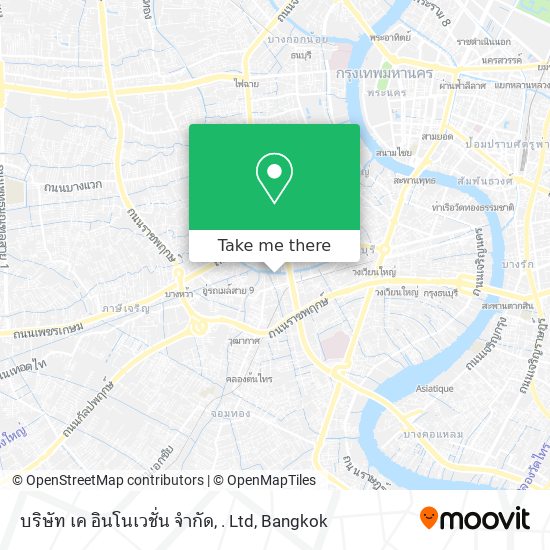 บริษัท เค อินโนเวชั่น จํากัด, . Ltd map