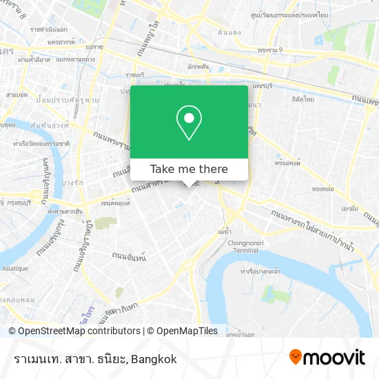 ราเมนเท. สาขา. ธนิยะ map