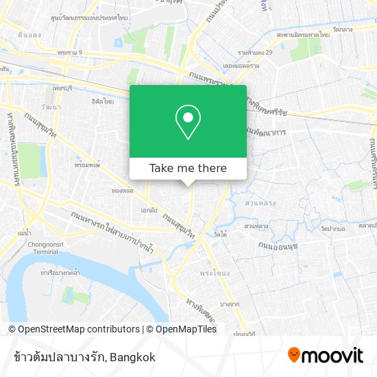 ข้าวต้มปลาบางรัก map