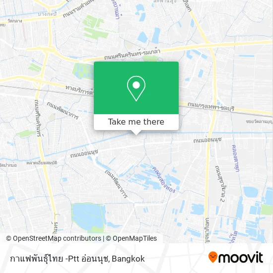 กาแฟพันธุ์ไทย -Ptt อ่อนนุช map