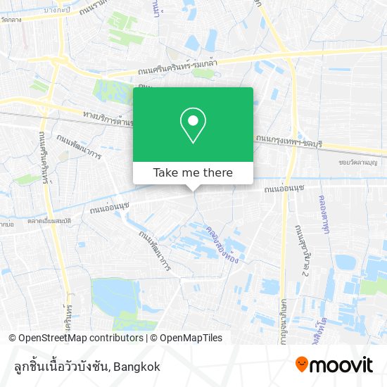 ลูกชิ้นเนื้อวัวบังซัน map