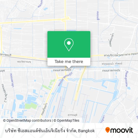 บริษัท ซีเอสแอนด์ซันเอ็นจิเนียริ่ง จำกัด map