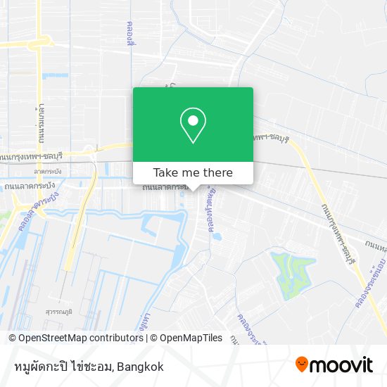 หมูผัดกะปิ ไข่ชะอม map