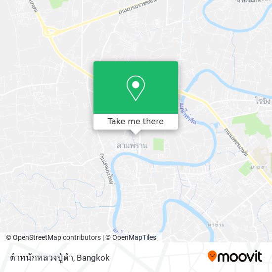 ตำหนักหลวงปู่ดำ map