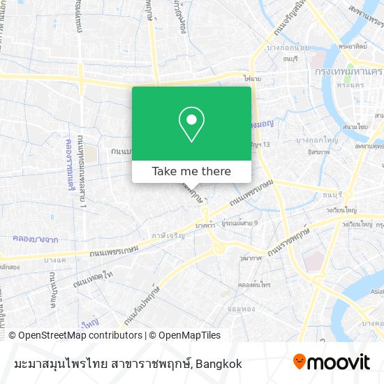 มะมาสมุนไพรไทย สาขาราชพฤกษ์ map