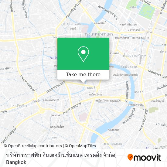 บริษัท ทราฟฟิก อินเตอร์เนชั่นแนล เทรดดิ้ง จำกัด map