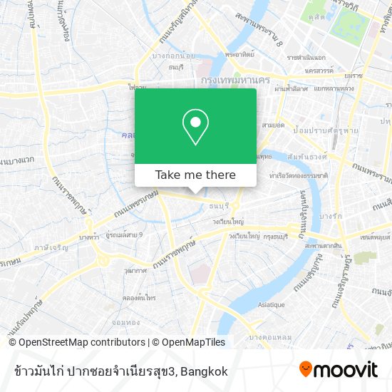 ข้าวมันไก่ ปากซอยจำเนียรสุข3 map